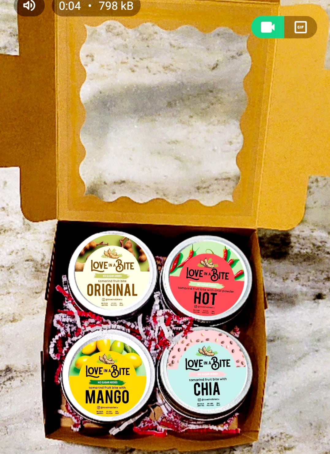 Love in a Bite Sample Box